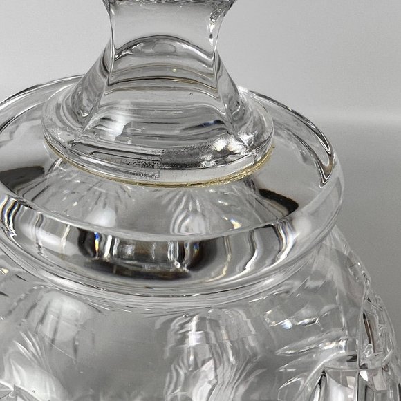 Vtg American Brilliant Compote Bowl Candy ABP Pairpoint Clear Cut Glass Footed - Picture 9 of 12